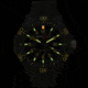 Armourlite Caliber Series Yellow Watch With PVD Band, Black/Yellow, Small AL624