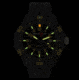 Armourlite Caliber Series Yellow Watch With Rubber Band, Black/Yellow, Small AL614