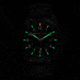 Armourlite Field Series AL114 Swiss Made Tritium Illuminated Watch with Shatterproof Armourglass, Black Case, Black Dial, White Numbers, 42mm, AL114