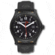 Armourlite Field Series AL114 Swiss Made Tritium Illuminated Watch with Shatterproof Armourglass, Black Case, Black Dial, White Numbers, 42mm, AL114