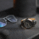Armourlite Field Series AL115 Swiss Made Tritium Illuminated Watch with Shatterproof Armourglass, Black Case, Blackout Dial, 42mm, AL115