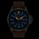Armourlite Officer Series Blue Dial Watch With Brown Leather Strap, Blue/Silver/Brown AL823