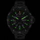 Armourlite Professional Series Tritium Watch, 47mm Case, Ronda 517 Quartz Movement, Black/White AL1402