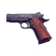 Rock Island Armory 1911-A1-45P-CS Pistol, .45 ACP, 3.5 in barrel, blued finish steel frame, checkered walnut grip, recoil operated semi-automatic, single-action, grip safety, manual thumb safety, snag free, 6 round magazine, RIA-1911-A1-45P-CS-FRRMPG