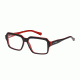 Arnette Bitrate Eyeglasses, Gloss Black/Red Frame-AN7084-0151