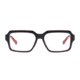 Arnette Bitrate Eyeglasses, Gloss Black/Red Frame-AN7084-0153