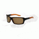 Arnette Chop Shop Sunglasses - Matte Black on Amber Fade Frame and Polarized Brown Lens AN4172-05