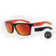 Arnette Dibs Sunglasses - Matte Black w/ Extra Arms-Neon Orange Frame and Red Mirror Lens AN4169-01