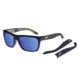 Arnette Dropout Sunglasses, Fuzzy Navy &amp; Tapegraph Frame, Blue Polarized Lens-AN4176-23
