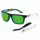 Arnette Dropout Sunglasses, Gloss Black Frame, Citrus Chrome Lens AN4176-10