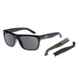 Arnette Dropout Sunglasses, Gloss Black w/ Plant Graphic  Frame, Grey Lens-AN4176-22