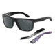 Arnette Dropout Sunglasses, Matte Black/Violet Frame, Polarized Grey Lens, Polarized AN4176-15