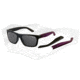Arnette Dropout Sunglasses - Gloss Black/Fuzzy inked Purple Frame and Polarized Grey Lens AN4176-01