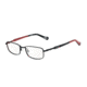 Arnette FLUX AN6083 Prescription Eyeglasses, 49mm, Matte Black/Matte Red, AN6083-599-49-SV