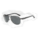 Arnette One Time Sunglasses - Polished Black Frame and Grey  Lens AN3061-04