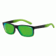 Arnette Slickster Progressive Prescription Sunglasses, Fuzzy Black Fade/Lime Frame, Citrus Chrome Lens-AN4185-10PR