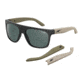 Arnette Squaresville Bifocal Prescription Sunglasses, Fuzzy Black/Olive/Khaki Frame, Grey/Green Lens-AN4184-05BI