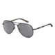 Arnette Trooper Single Vision Prescription Sunglasses, Gloss Black Frame, Grey Lens-AN3065-03SV