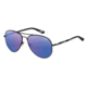 Arnette Trooper Single Vision Prescription Sunglasses, Matte Black Frame, Purple Mirror Lens-AN3065-01SV