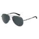 Arnette Trooper Single Vision Prescription Sunglasses, Satin Silver Frame, Polarized Grey Lens, Polarized-AN3065-06SV