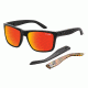 Arnette Witch Doctor Bifocal Prescription Sunglasses, Gloss Black/Orange Frame, Red Mirror Lens-AN4177-17BI