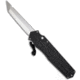 Ars A.R.S. Kato OTF Knife Black Single Action Automatic Tanto 3.5" Satin Plain, Black, Stainless Steel, adult, BHQ-9917