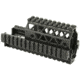 Arsenal Inc Precision Picatinny Quad Rail Handguard System w/ 14 Rails On Bottom and Sides and 9 Rails on Top, Black, AIPR-01