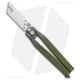 Artisan Cutlery Kinetic-Tool Automatic Butterfly Knife, 2.875in, 8Cr13MoV Stainless Steel, Tanto Blade, G10 Green Handle, Steel/Green, 8.50in, BHQ-95869