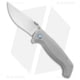 Artisan Cutlery Kami Folding Knife, 3.78in, CPM S35VN Stainless Steel, Drop Point Blade, Titanium Gray Handle, Steel/Gray, 8.43in, BHQ-203106
