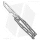 Artisan Cutlery Kinetic-Tool Automatic Butterfly Knife, 3.30in, 8Cr13MoV Stainless Steel, Tanto Blade, Titanium Gray Handle, Steel/Gray, 8.00in, BHQ-144900