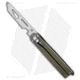 Artisan Cutlery Kinetic-Tool Automatic Butterfly Knife, 4.00in, 8Cr13MoV Stainless Steel, Tanto Blade, G10 OD Green Handle, Steel/OD Green, 9.625in, BHQ-94497