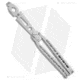 Artisan Cutlery Kinetic-Tool Automatic Butterfly Knife, 4.00in, Stainless Steel, Spear Point Blade, Steel Gray Handle, Steel/Gray, 9.625in, BHQ-112057