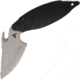 ASD Centurion Satin Fixed Blade Knife, 4.25in, D2 Tool Steel, Standard Edge, Sawback, Black, G10 Handle ASD02