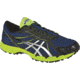 Asics Gel-FujiRacer 3 Trail Running Shoe - Mens-Navy/Silver/Lime-9.5 US-Medium