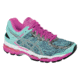 Asics Gel-Kayano 22 Lite-Show Road Running Shoe - Womens-Aqua/Silver/Pink-Medium-7.5 US