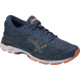 Asics GEL-Kayano 24 Road Running Shoes - Women's, Smoke Blue/Dark Blue/Canteloupe, Wide, 10 US T7A5N.5649-10