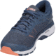 Asics GEL-Kayano 24 Road Running Shoes - Women's, Smoke Blue/Dark Blue/Canteloupe, Wide, 10 US T7A5N.5649-10