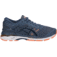 Asics GEL-Kayano 24 Road Running Shoes - Women's, Smoke Blue/Dark Blue/Canteloupe, Wide, 10 US T7A5N.5649-10