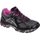 Asics GT-2000 3 Trail Running Shoe - Womens-Charcoal/Hot Pink-Medium-6 US
