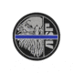 ASP Blue Line Patches, Silver, 59136