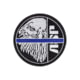 ASP Blue Line Patches, White, 59135