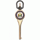 ASP G1 Logo Handcuff Key - Gold - Custom Must Provide Logo - 56799