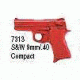 ASP Red Training Gun Smith &amp; Wesson 9mm/.40 Compact 07313