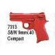 ASP Red Training Gun Smith &amp; Wesson 9mm/.40 Compact 07313