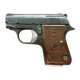 Astra Arms 2000-Cub Pistol, .22 Short, 2.25in barrel, blued steel frame, brown plastic grip, blowback operated semi-auto, fixed blade and notch, 6 round magazine, A2000C.22SHORT2.251FRRMPG