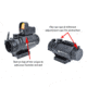 AT3 Tactical 3XP Prism Scope 3x Magnification with Illuminated BDC Reticle, AT3-3XP