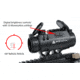 AT3 Tactical 3XP Prism Scope 3x Magnification with Illuminated BDC Reticle, AT3-3XP