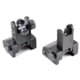 AT3 Tactical AR-15 Flip-Up Spring-Assisted Backup Mounted Iron Sights w/ Front/Rear Set