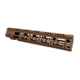 AT3 Tactical AR-15 Pro Quad Rail Free Float Handguard, Burnt Bronze, 12.5in, AT3-QR-12-BB
