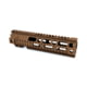 AT3 Tactical AR-15 Pro Quad Rail Free Float Handguard, Burnt Bronze, 9in, AT3-QR-9-BB
